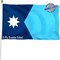 Minnesota New Version State Flag & Tangle-Free Spinner Flagpole Kit – 3'x5' Flag, Pole & Bracket – All 50 States Available – Residential or Commercial Use